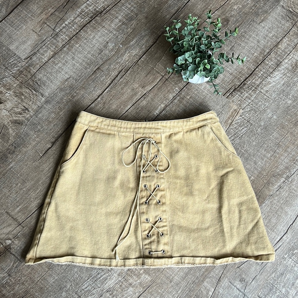 Sadie and Sage Denim Mini Skirt size large